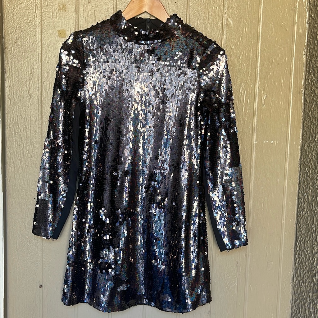 Topshop Sequin Mini Dress Size 4